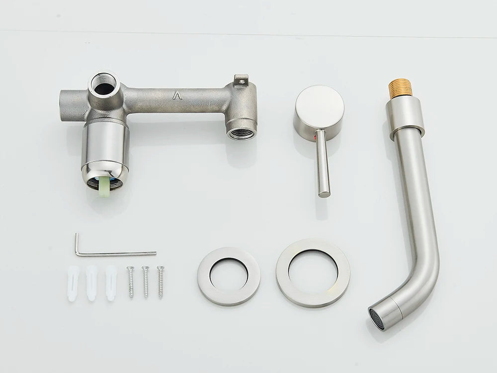 Matte Black Basin Faucet Brass White Bathroom Sink