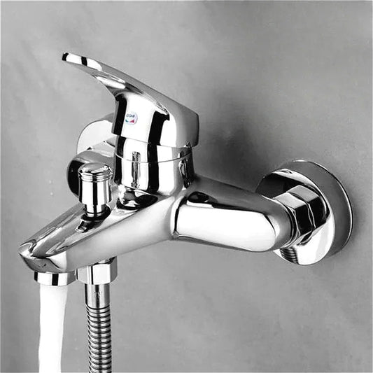 Wall Mounted Shower Faucet Mixing Valve Bathroom Cold