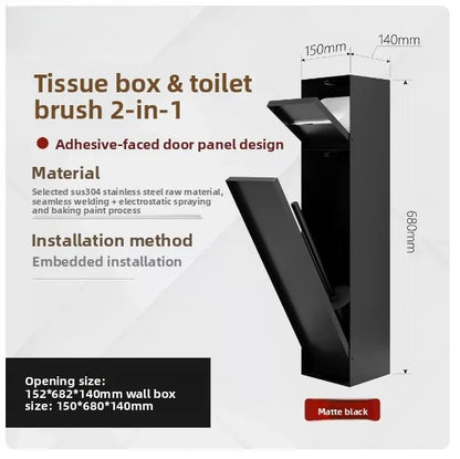 Concealed Bathroom Toilet Hotel Apartment Up Down Open