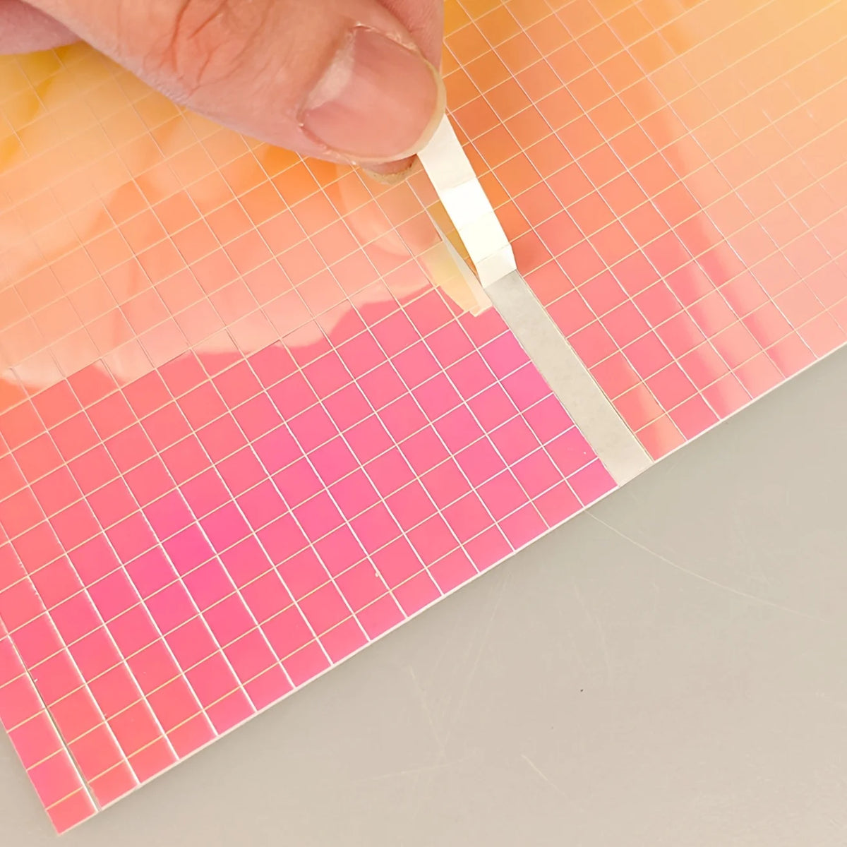4x100cm Creative Diy Glass Mirror Stickers Mosaic Glass