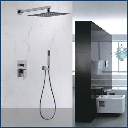 Concealed Shower System 2/3 Ways Water Outlet Hidden