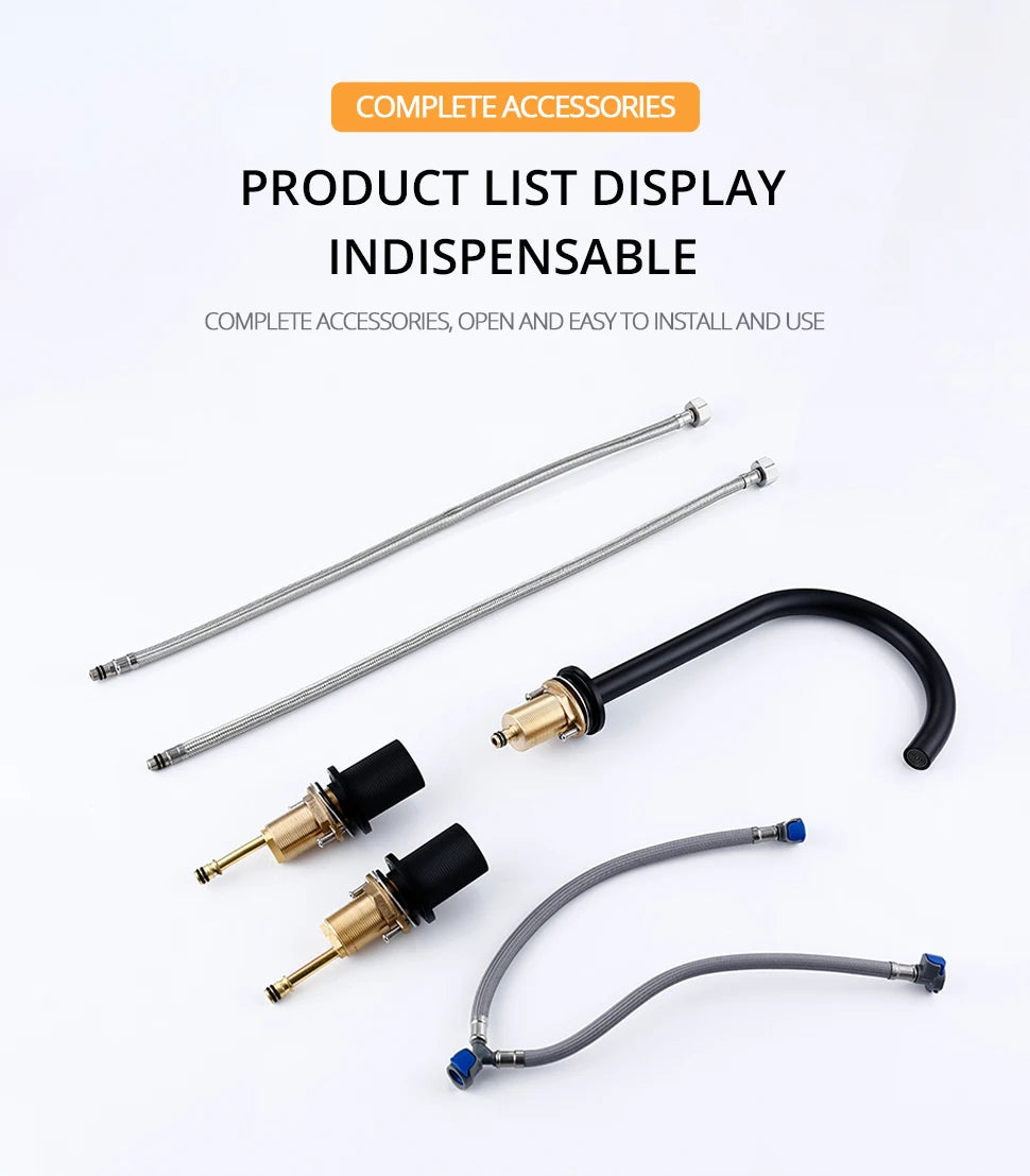 Basin Faucet Cold Tap Bathroom Knurled Double Handle
