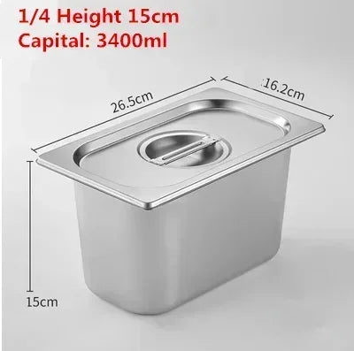 Square Basin Rectangle Tray Basin Lid Gn Pan