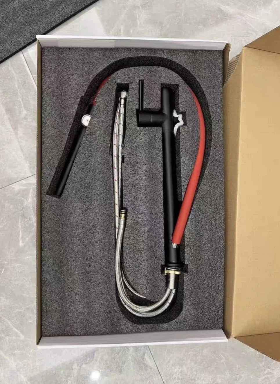 Stainless Steel Black Red Magnetic Faucet Vegetable Basin