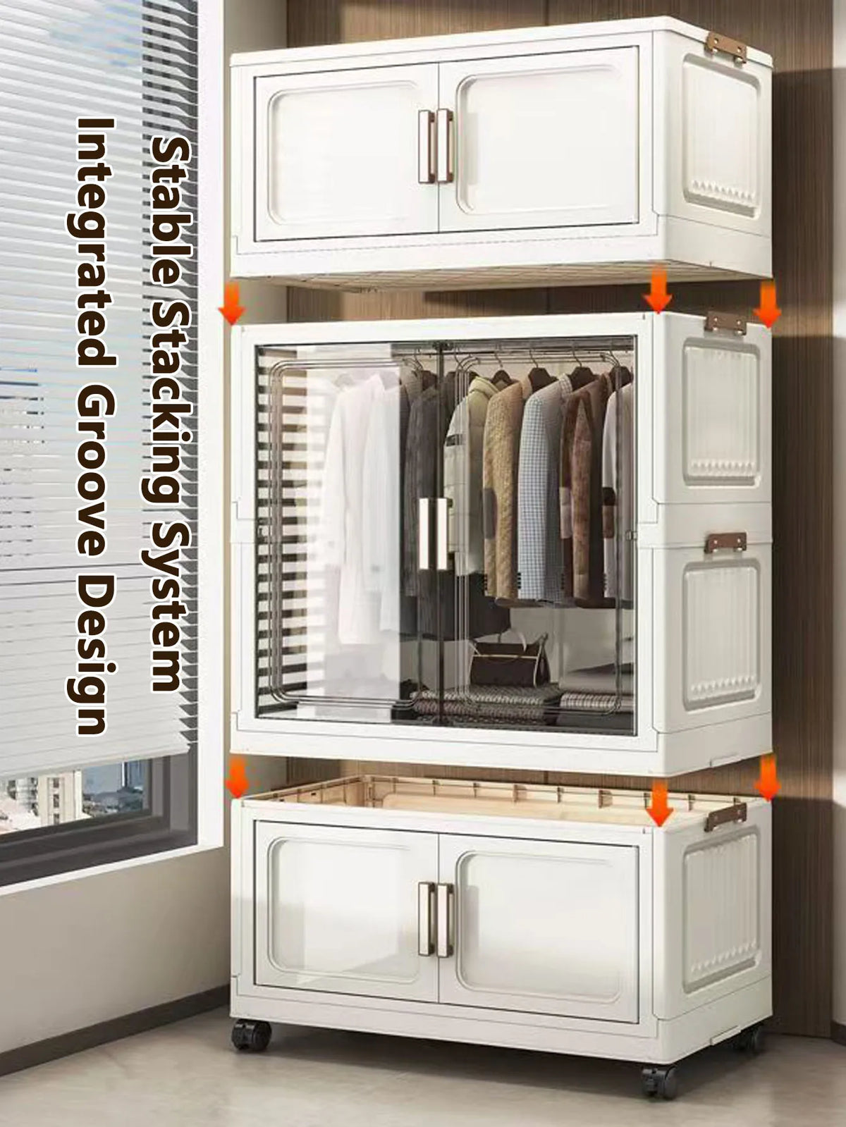 Multi-Functional Folding Storage Cabinet Office Bathroom