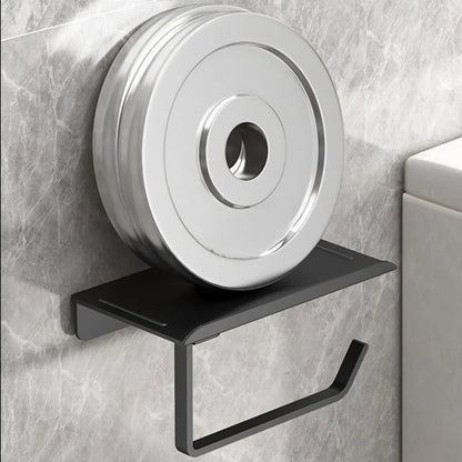 Wall Mounted Toilet Paper Holder No Drill Self