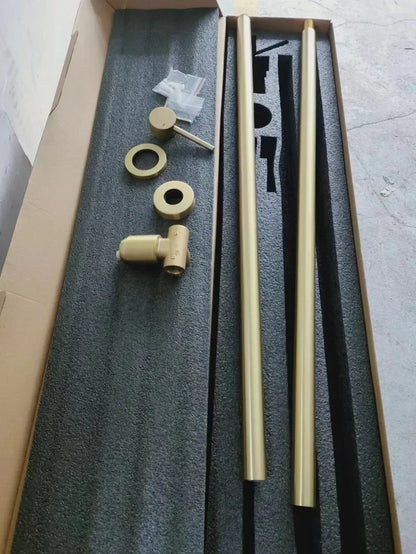 Brass Ceiling Faucet Wall Style Bathroom Mixer Cold