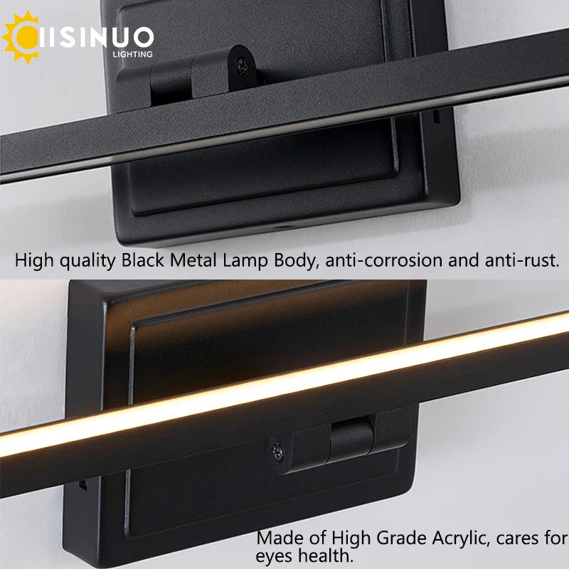 Modern Bathroom Vanity Light Led Dimmable 5cct Bathroom