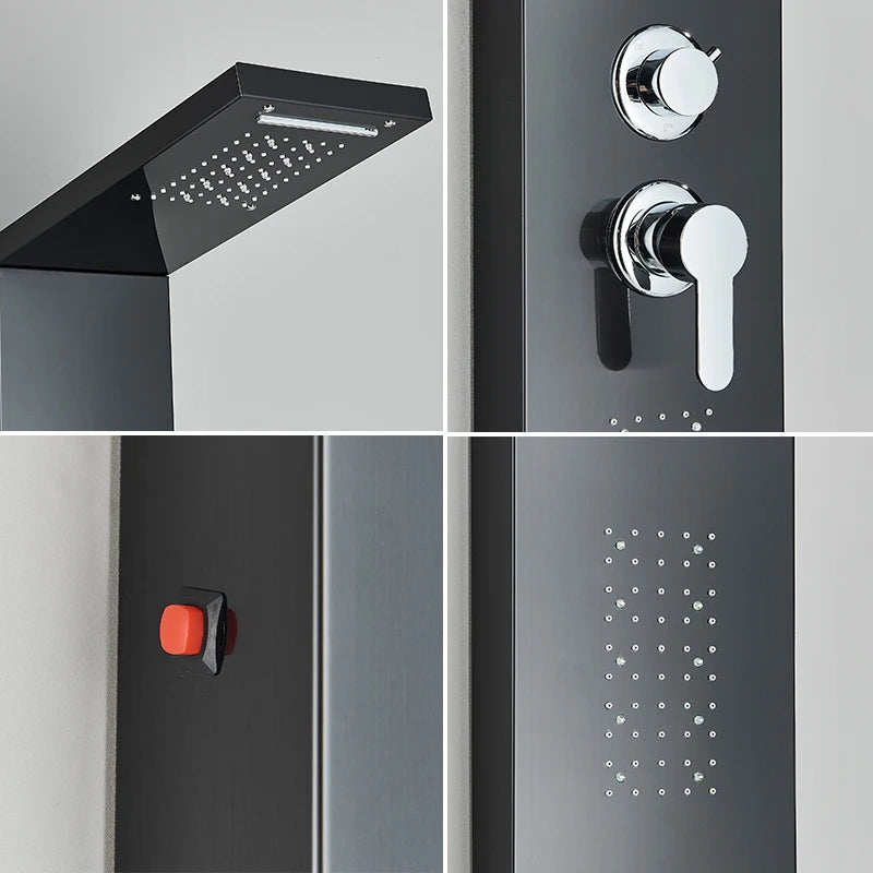 Ulgksd Bathroom Shower Panel Led Light Bathroom Faucet