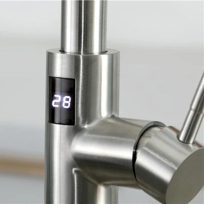 Smart Digital Touch On Faucets Stainless Steel Cold