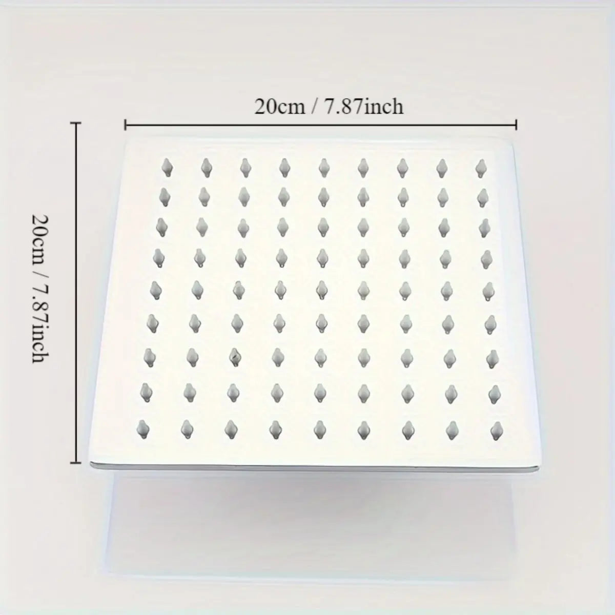 Rain Shower Head 8inch Large Top Spray Square