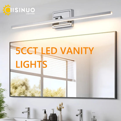 Modern Bathroom Vanity Light Led Dimmable 5cct Bathroom