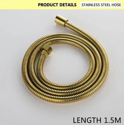 Slide Bar Hand Shower Brushed Matt Gold Functions