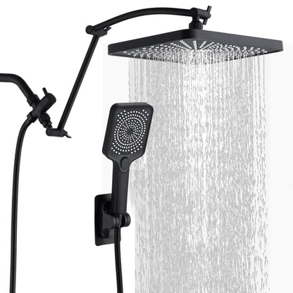 Large Panel Rectangle Rain Shower Head Handheld Spray