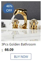 Brushed Gold Basin Faucet Total Brass Black Bathroom