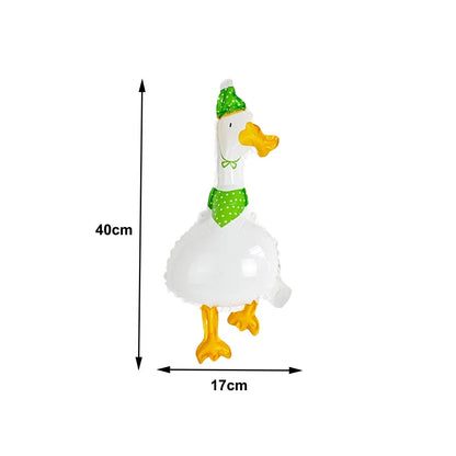 10/30/50pcs Farm Mini Animal Balloon Little Pig Duck