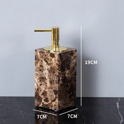 Emperador Dark Natural Marble Bathroom Brown Luxury Toothbrush