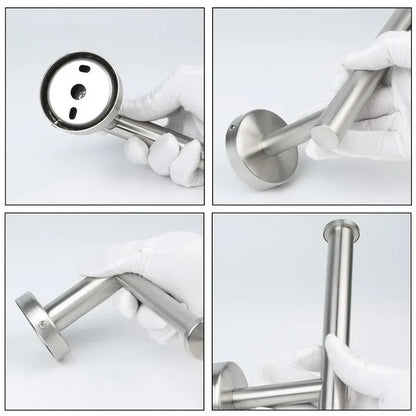 304 Stainless Steel Bathroom Matte Black Toilet Paper