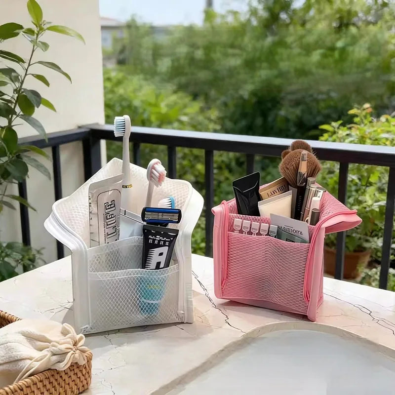 Breathable Mesh Shower Caddy & Makeup Organizer -
