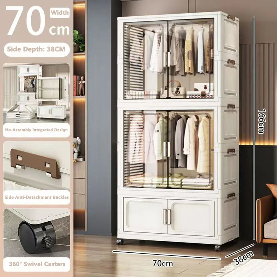Multi-Functional Folding Storage Cabinet Office Bathroom