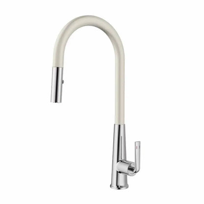 Brushed Gold Faucet Pull Out Sprayer Cold Water