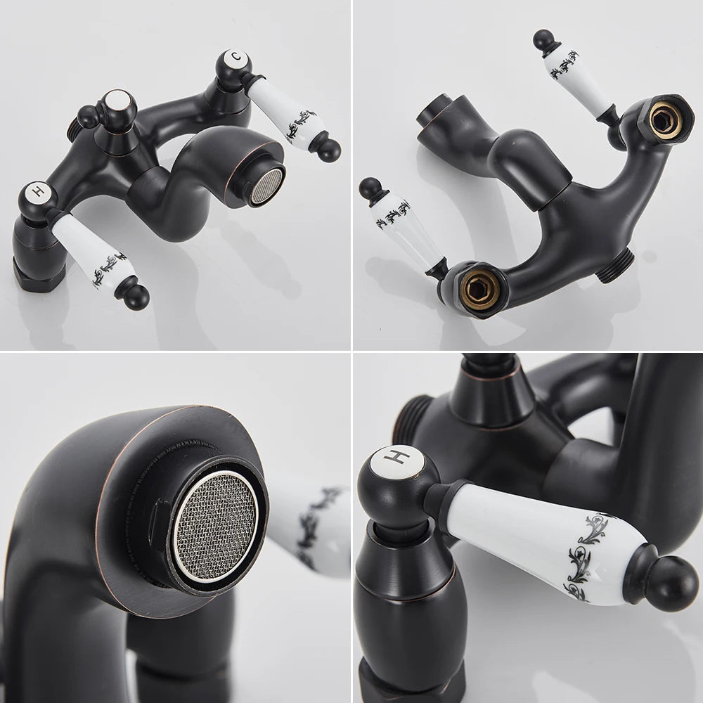 Bathroom Shower Faucet Brass Rainfall Shower Mixer Tap