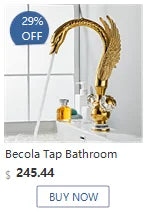 Brushed Gold Basin Faucet Total Brass Black Bathroom