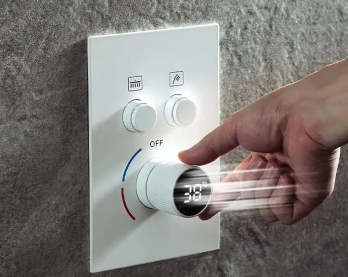 Way Digital Wall Mounted White Or Black Or