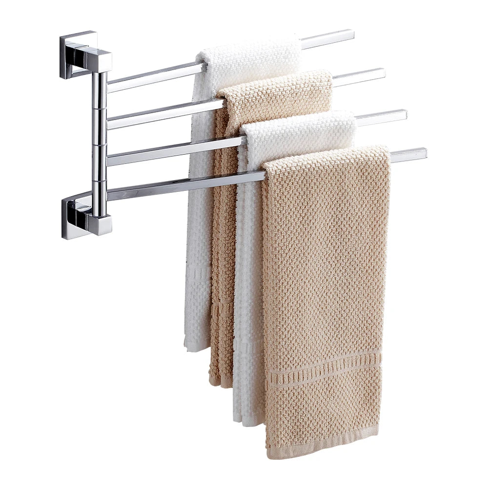 Towel Holder Stainless Steel Swing Arms Towel Rail
