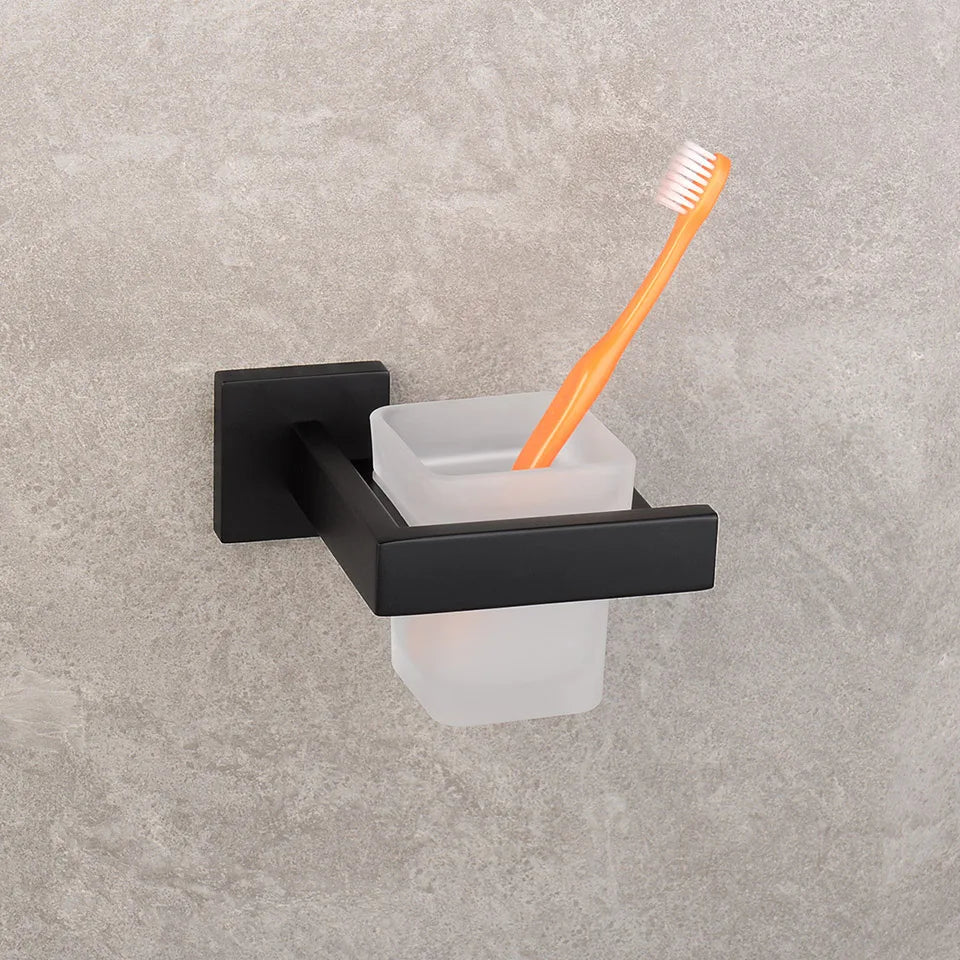 Matte Black Bathroom Hardware 304 Stainless Steel Towel