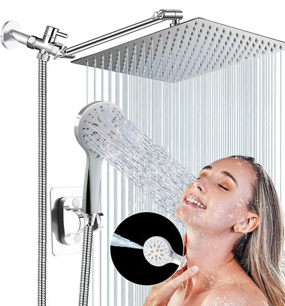 Black Simple Bathroom Shower Wall Mounted Bathroom Shower