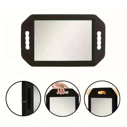 Professional Hair Styling Mirror Handheld Barber Clear Hd