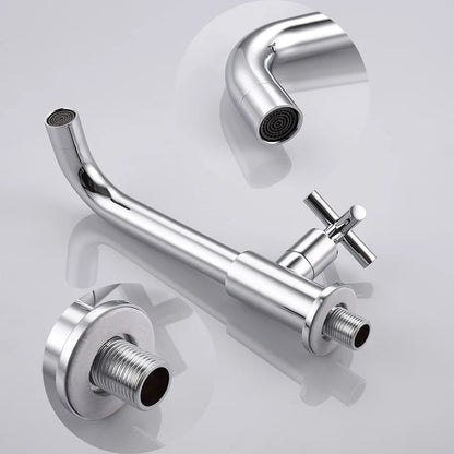 Bangpu Bathroom Wall Mounted Long Mop Pool Faucet