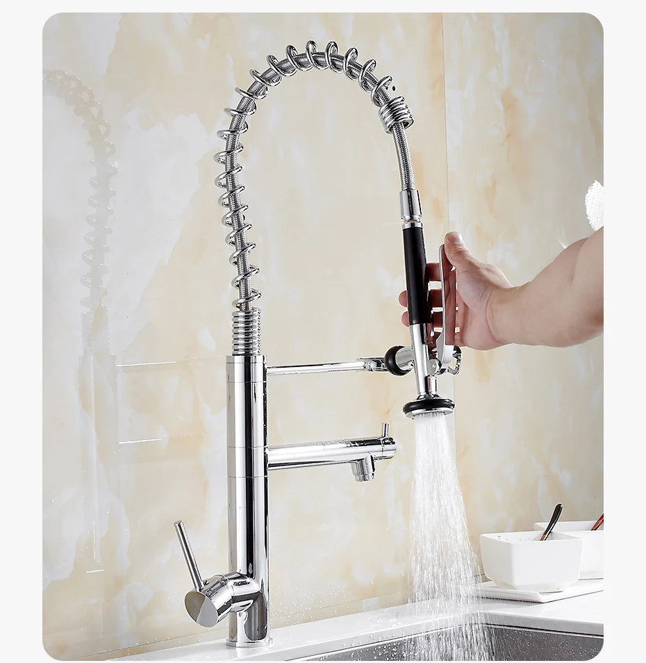 Faucet Chrome Brass Tall Faucet Mixer Sink Faucet