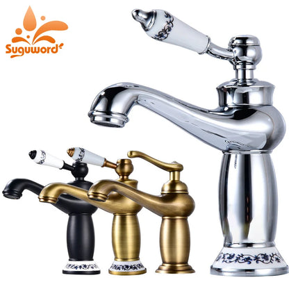 Nordic Lamp Shape Creative Design Bathroom Basin Faucet