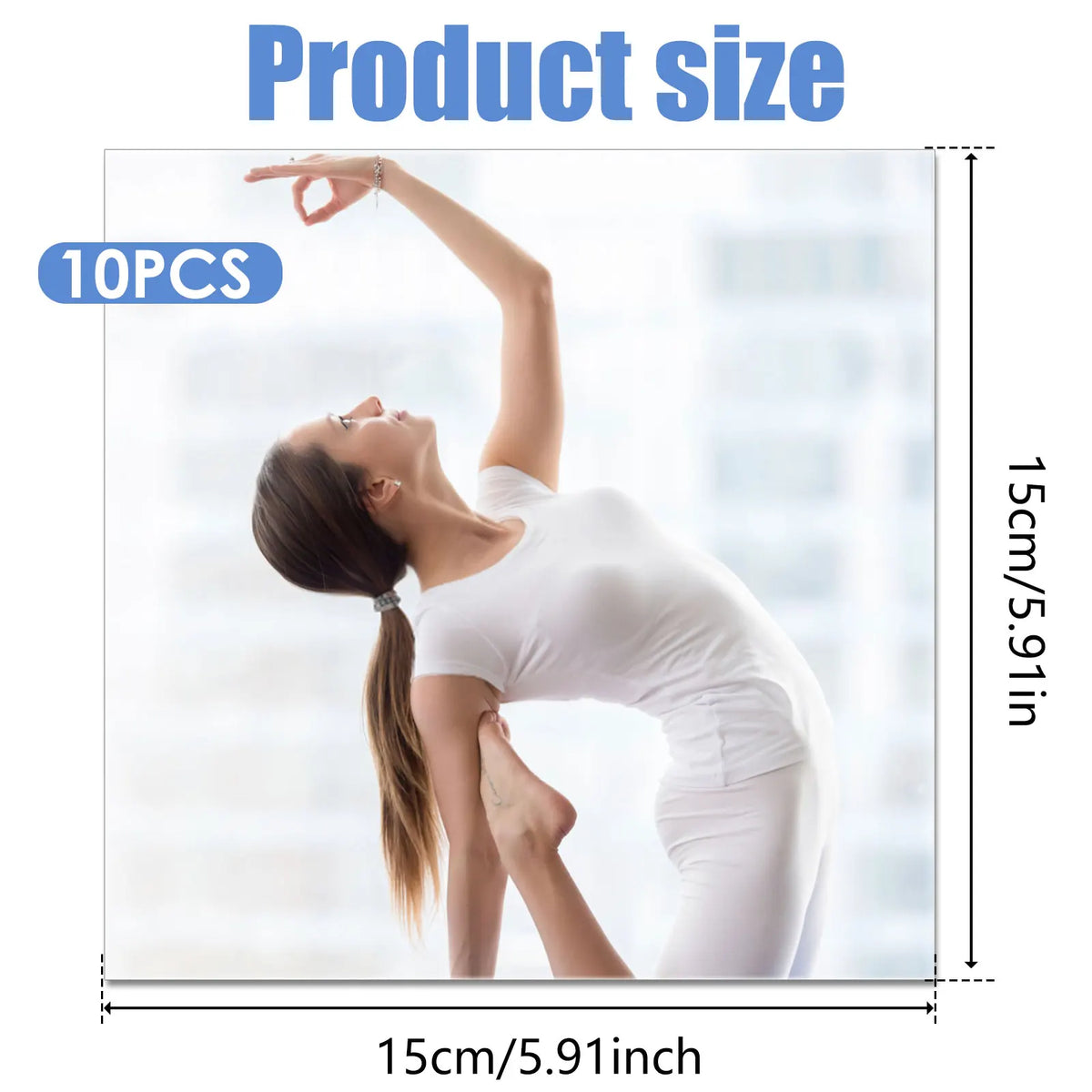 10/20/30pcs Mirror Wall Sticker Mirror Diy Square Decal