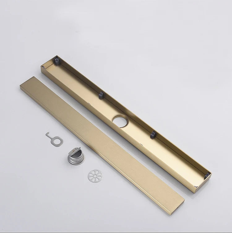 600 To 1000mm Black/Gold/Gunmetal Gray Long Strip Floor