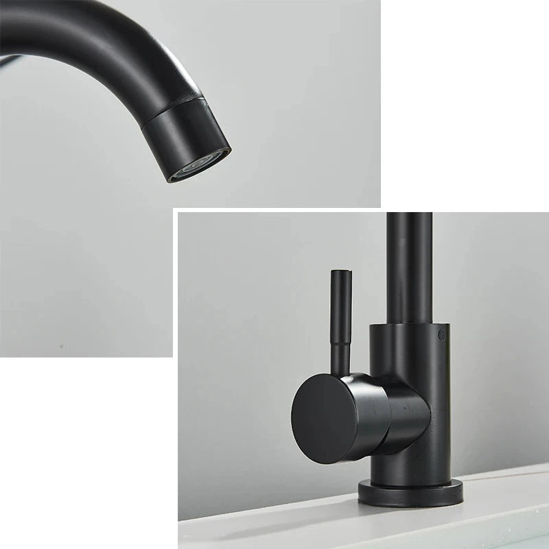 Bathroom Basin Faucet 304 Stainless Steel Cold Wash