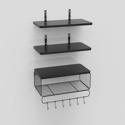 Wall Mounted Floating Shelves Wood Bathroom Shelves Farmhouse