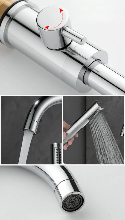 Bathroom Bathtub Shower Faucet Swivel Tub Spout Handhold