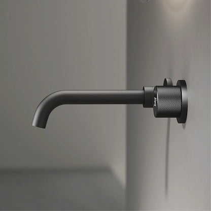 Gestana Luxury Led Digital Display Black Brass Bathroom