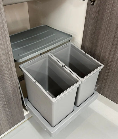 Sink Cabinet Door Connect Waste Bins Creative Waterproof
