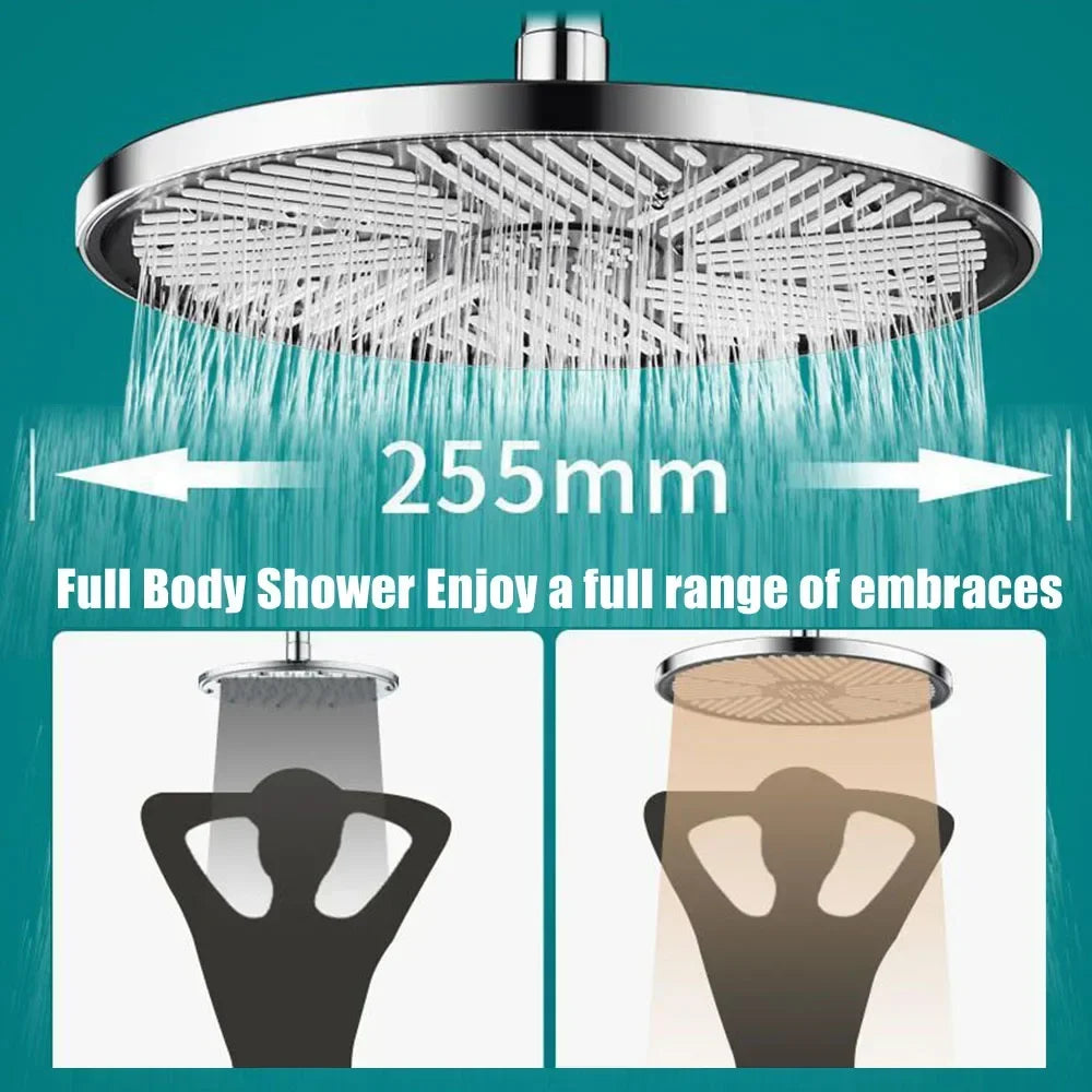 10 Inch Big Panel Rainfall Shower Head High