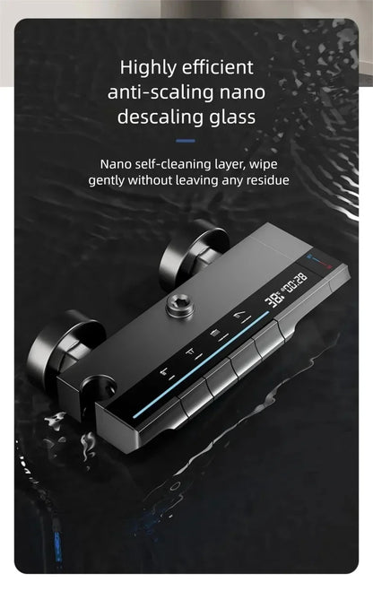 Aluminum Shower Cold Water Digital Display Pressurized Shower