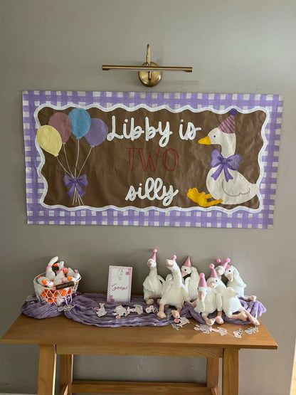 6-12pcs One Silly Goose Party Favors 8in Goose