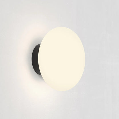 Modern White Wall Lamp Ball Glass Wall Sconce