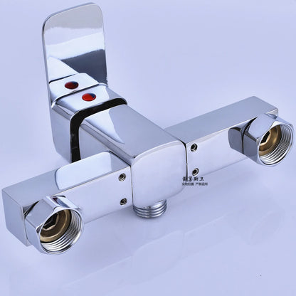 Brass Shower Faucet Mixer Valve Shower Head Hidden
