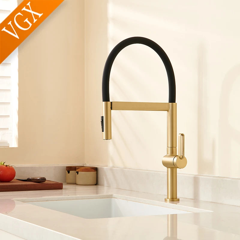 Vgx Faucet Sink Faucets Rubber Pull Down Stream