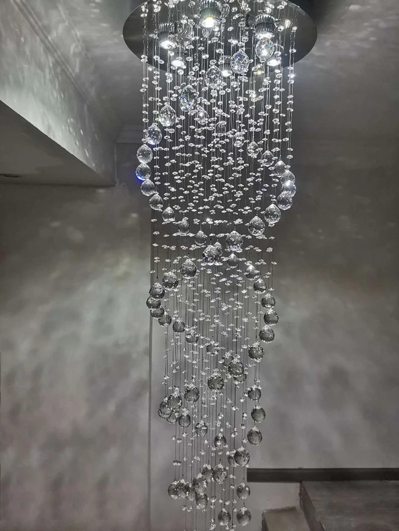 Crystal Led Hanging Lamp Modern Led Chandeliers Light