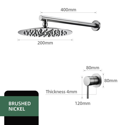 Bathroom Faucet Rose Gold Shower Wall Mounted 8/10/12